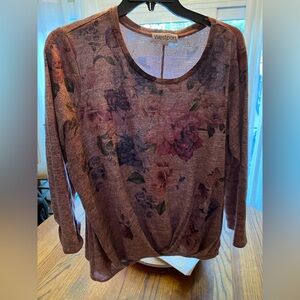 Floral Wool Feel Top